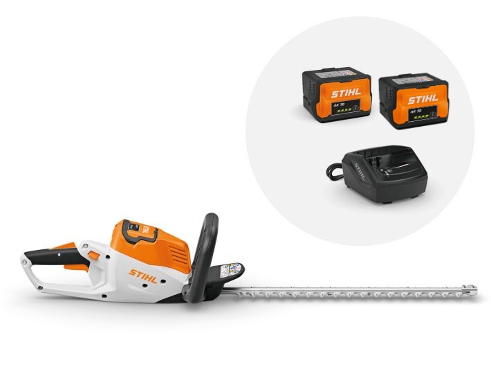 Bild von STIHL Akku-Heckenschere HSA 60 mit 2 Akkus