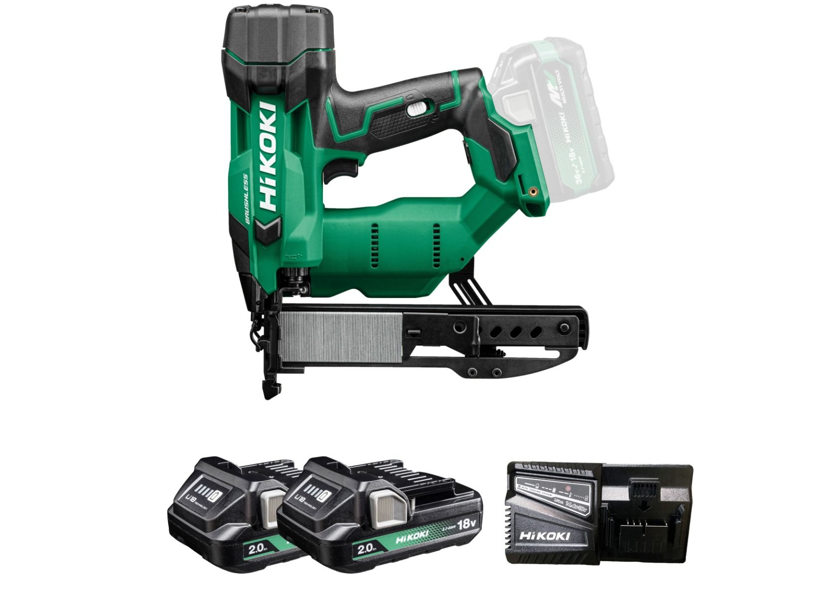 Bild von Hikoki Akku Täfernagler 18V N1804DA Set