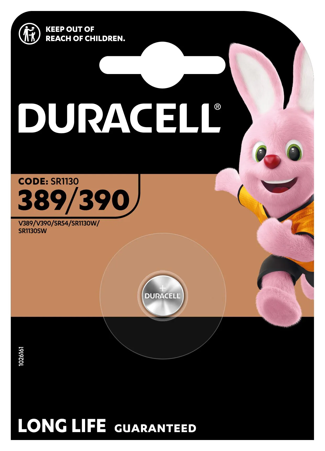 Duracell Batterie 1.5V B1 389/390/SR54/SR1130