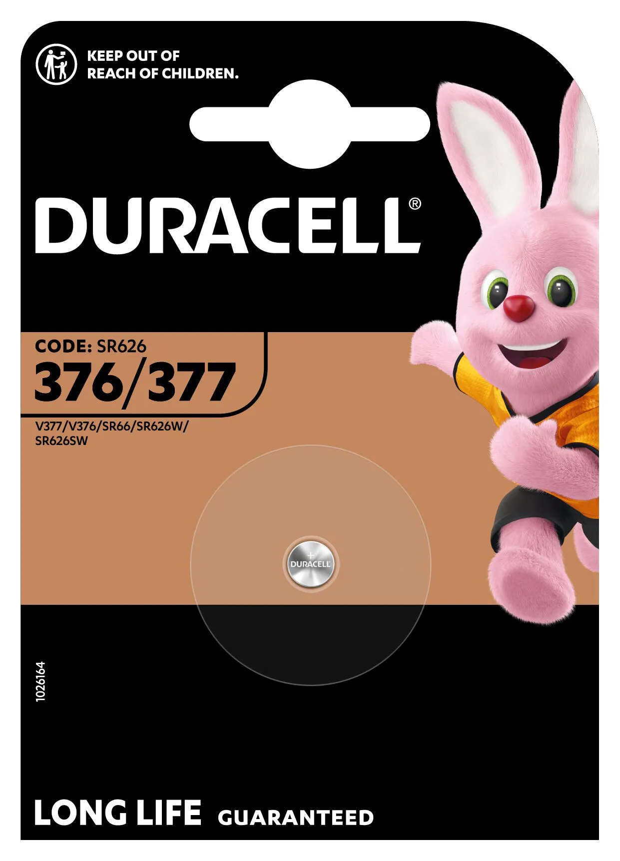 Duracell Batterie 377/376/SR66/SR626 1.5V