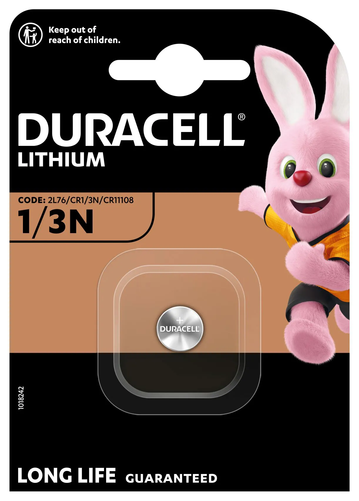 Duracell Batterie 3V 1/3N CR1/3N B1