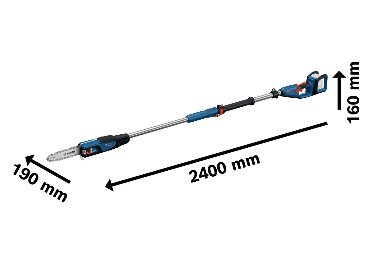 Bosch Akku-Teleskop-Kettensäge GKE 18V-25 TP solo, Bild 3