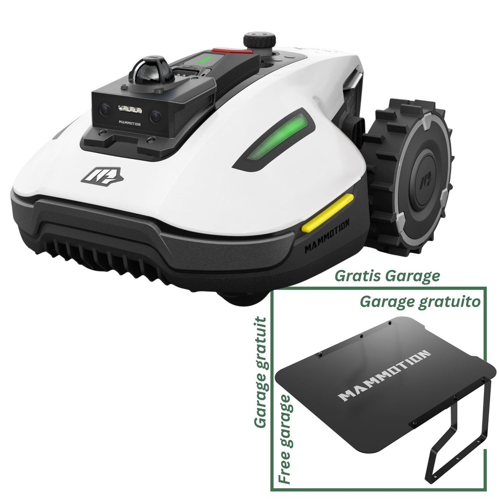 Mammotion Mähroboter YUKA mini 2 1000 + Gratis Garage