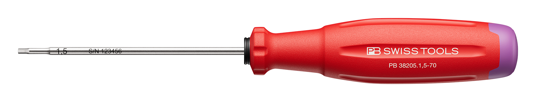 PB 6-Kant-Schraubenzieher SwissGrip Evo Gr. 1.5