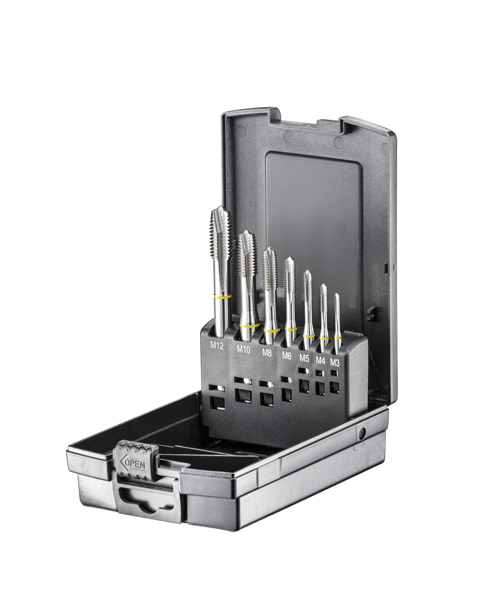 Fortec Premium Gewindebohrer-Satz HSSE-Co5 Form B 7-tlg