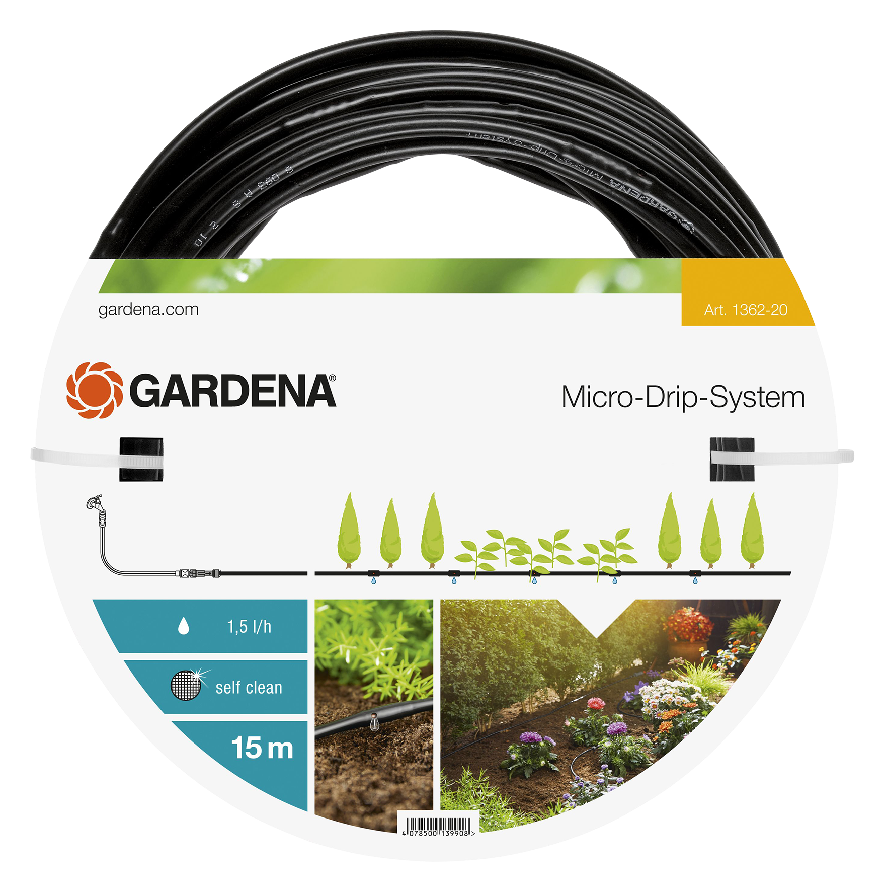 Gardena MDS Tropfrohr 4.6mm x15m