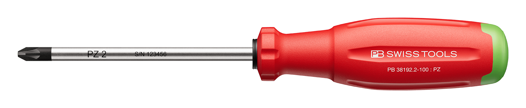 PB Pozidriv-Schraubenzieher SwissGrip Evo Gr. 2