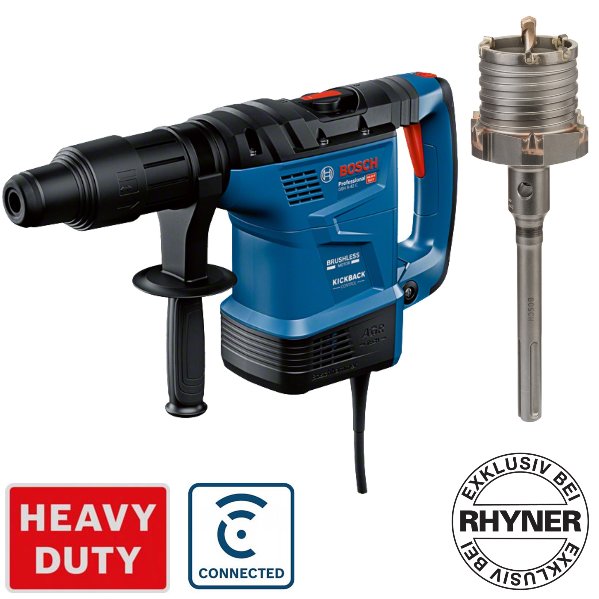 Bosch Bohrhammer GBH 6-42 C SDS-MAX RHY SET